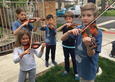 Oak Park String Academy at Whats Blooming on Harrison Street Festival